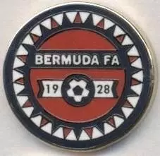 Бермудські О-ви, федерація футболу2 ЕМАЛЬ /Bermuda football federation pin badge
