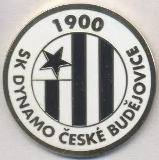 футбол.клуб Динамо Ч-Б.(Чехія)4 ЕМАЛЬ/Dynamo Ceske Budejovice,Czech football pin