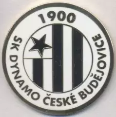 футбол.клуб Динамо Ч-Б.(Чехія)4 ЕМАЛЬ/Dynamo Ceske Budejovice,Czech football pin