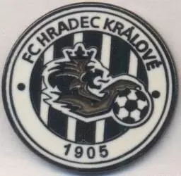футбол.клуб Градєц-Кралове (Чехія)7 ЕМАЛЬ / SK Hradec Kralove,Czech football pin