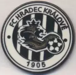 футбол.клуб Градєц-Кралове (Чехія)7 ЕМАЛЬ / SK Hradec Kralove,Czech football pin
