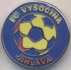 футбол.клуб Височина Їглава (Чехія)2 ЕМАЛЬ/Vysocina Jihlava,Czech football badge