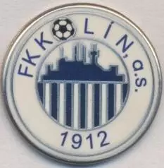 футбольний клуб Колін (Чехія)2 ЕМАЛЬ / FK Kolin, Czech football enamel pin badge