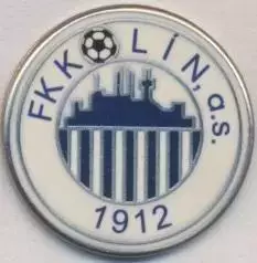 футбольний клуб Колін (Чехія)2 ЕМАЛЬ / FK Kolin, Czech football enamel pin badge