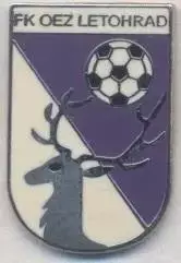 футбол.клуб Лєтоград (Чехія) ЕМАЛЬ / FK Letohrad,Czech football enamel pin badge