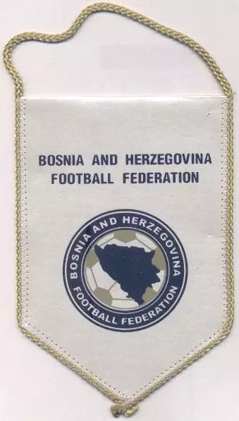 вимпел 15х10 федерація футболу Боснія офіц./Bosnia&H football federation pennant