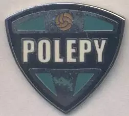 футбольний клуб Полєпи (Чехія) ЕМАЛЬ / TJ Polepy,Czech football enamel pin badge
