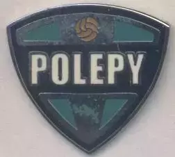 футбольний клуб Полєпи (Чехія) ЕМАЛЬ / TJ Polepy,Czech football enamel pin badge