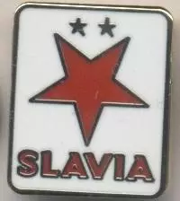 футбол.клуб Славія Прага (Чехія)6 ЕМАЛЬ/Slavia Praha,Czech football enamel badge