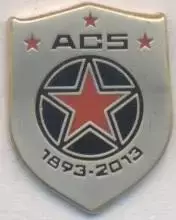 футбол.клуб Спарта Прага (Чехія)6 ЕМАЛЬ/AC Sparta Praha,Czech football pin badge