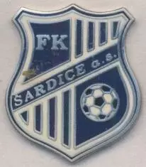 футбольний клуб Шардіце (Чехія) ЕМАЛЬ/FK Sardice,Czech football enamel pin badge