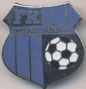 футбол.клуб Усті-над-Лабем (Чехія)1 ЕМАЛЬ/FK Usti nad Labem,Czech football badge