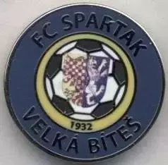 футбол.клуб Спартак Велька-Бітеш Чехія2 ЕМАЛЬ/Spartak V.Bites,Czech football pin