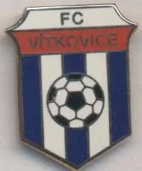 футбол.клуб Вітковіце (Чехія3 ЕМАЛЬ/FC Vitkovice,Czech football enamel pin badge