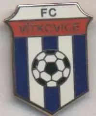 футбол.клуб Вітковіце (Чехія3 ЕМАЛЬ/FC Vitkovice,Czech football enamel pin badge