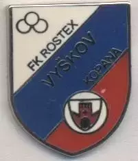 футбольний клуб Вишков (Чехія)1 ЕМАЛЬ /FK Rostex Vyskov,Czech football pin badge