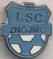 футбольний клуб Зноймо (Чехія)2 ЕМАЛЬ / 1.SC Znojmo, Czech football enamel badge