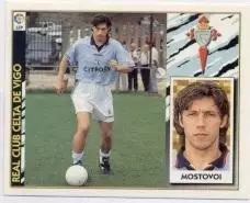 наклейка футбол Мостовой / Mostovoi, RC Celta Vigo,Spain football player sticker