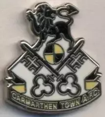 футбол.клуб Кармартен (Уельс)2 ЕМАЛЬ / Carmarthen Town, Wales football pin badge