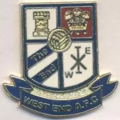 футбол.клуб Вест-Енд (Уельс) ЕМАЛЬ/West End Swansea AFC,Wales football pin badge