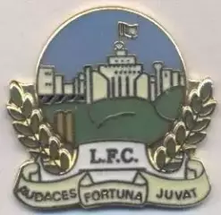футбол.клуб Лінфілд (Півн.Ірландія)2 ЕМАЛЬ / Linfield FC, N.Ireland football pin