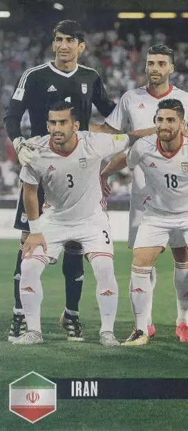 постер А4 футбол зб. Іран 2018 Кікер / Iran national football team Kicker poster