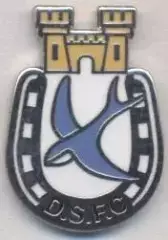 футбол.клуб Данганнон (Півн.Ірландія)2 ЕМАЛЬ/Dungannon FC,N.Ireland football pin