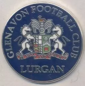 футбол.клуб Гленавон (Півн.Ірландія)2 ЕМАЛЬ / Glenavon FC,N.Ireland football pin