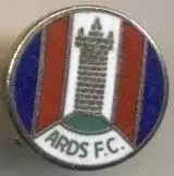 футбол.клуб Ардс (Північна Ірландія)1 ЕМАЛЬ / Ards FC, N.Ireland football badge