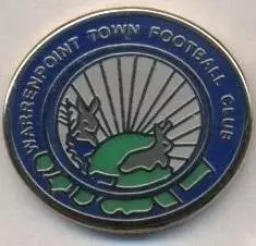 футбол.клуб Ворренпойнт (Півн.Ірландія ЕМАЛЬ/Warrenpoint,N.Ireland football pin