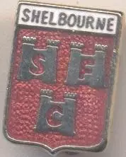 футбол.клуб Шелбурн (Ірландія) важмет / Shelbourne FC,Rep.Ireland football badge