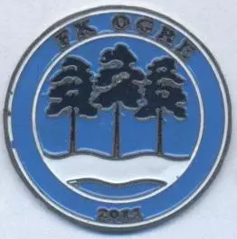 футбольний клуб Огре (Латвія) важмет / FK Ogre, Latvia football pin badge