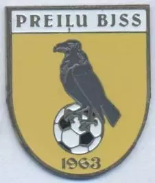 футбольний клуб Прейлі (Латвія) важмет /BJSS Preili FC,Latvia football pin badge