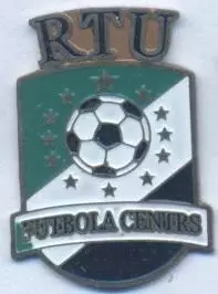 футбольний клуб РТУ Рига (Латвія) важмет / RTU Riga, Latvia football pin badge