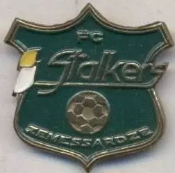 футбол.клуб Сталкерс Ілуксте (Латвія) важмет /FCSZ Ilukste,Latvia football badge