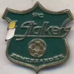 футбол.клуб Сталкерс Ілуксте (Латвія) важмет /FCSZ Ilukste,Latvia football badge