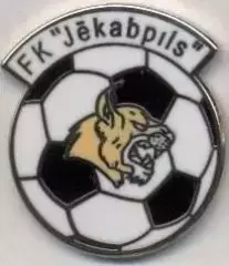 футбол.клуб ФК Єкабпілс (Латвія) ЕМАЛЬ / FK Jekabpils, Latvia football pin badge