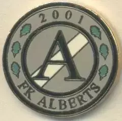 футбол.клуб Албертс Рига (Латвія) ЕМАЛЬ / Alberts Riga,Latvia football pin badge