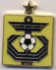 футбол.клуб ФК Вентспілс (Латвія)1 ЕМАЛЬ /FK Ventspils,Latvia football pin badge