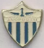 футбол.клуб Анортосіс (Кіпр) офіц. важмет / Anorthosis FC, Cyprus football badge