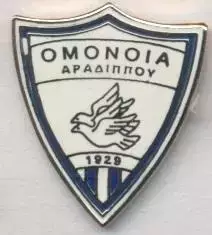 футбол.клуб Омонія Арадіппу (Кіпр)2 ЕМАЛЬ / Omonia Aradippou,Cyprus football pin