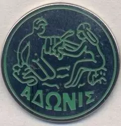футбольний клуб Адоніс (Кіпр) ЕМАЛЬ /Adonis Idaliou FC,Cyprus football pin badge