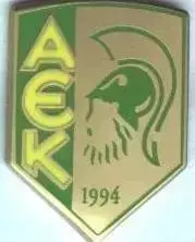 футбольний клуб АЕК Ларнака (Кіпр)1 ЕМАЛЬ /AEK Larnaca,Cyprus football pin badge