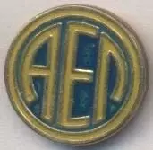 футбол.клуб АЕЛ Лімасол (Кіпр) офіц. важмет / AEL Limassol,Cyprus football badge