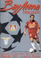 прог.Баєр/Bayer 04 Germany/Німеч.-Лаціо/SS Lazio Italy/Італія 1999 match program