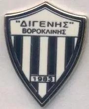 футбол.клуб Дігеніс Орокліні (Кіпр)1 ЕМАЛЬ /Digenis Oroklini,Cyprus football pin