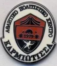 футбол.клуб Карміотісса (Кіпр)2 ЕМАЛЬ /Karmiotissa PFC,Cyprus football pin badge