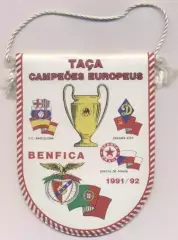 вимпел 12х9футбол група ЛЧ Динамо Київ Barcelona Benfica Sparta football pennant