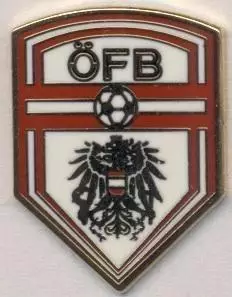 Австрія,федерація футболу,№6 ЕМАЛЬ /Austria football federation enamel pin badge