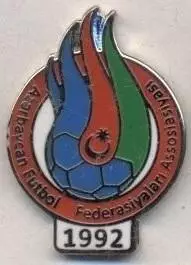 Азербайджан,федерація футболу,№6 ЕМАЛЬ /Azerbaijan football federation pin badge